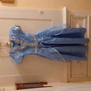 Teetot child's blue princess dress Sz 5/6
